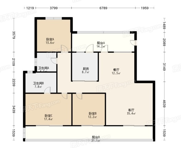 三居室的房子，足足148平米，如果用方式18万元是不是很划算？