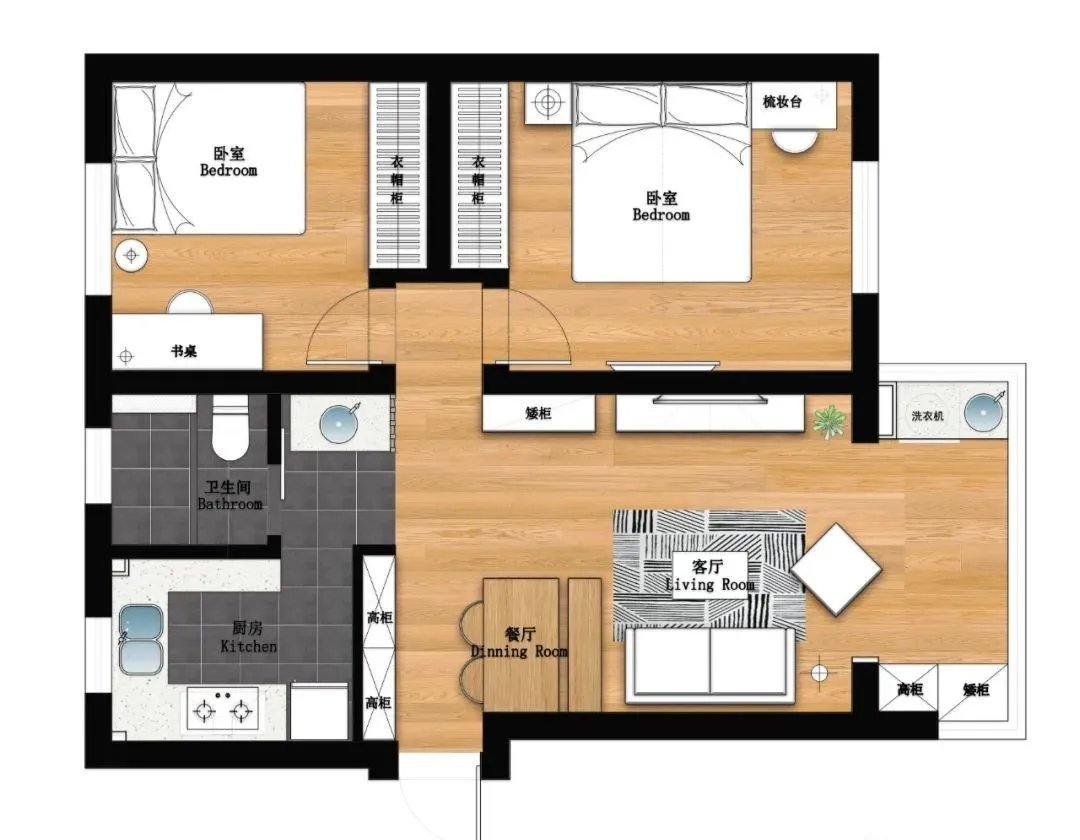 80平米二居室新房，找熟人装修才花费5万，大家觉得值吗？