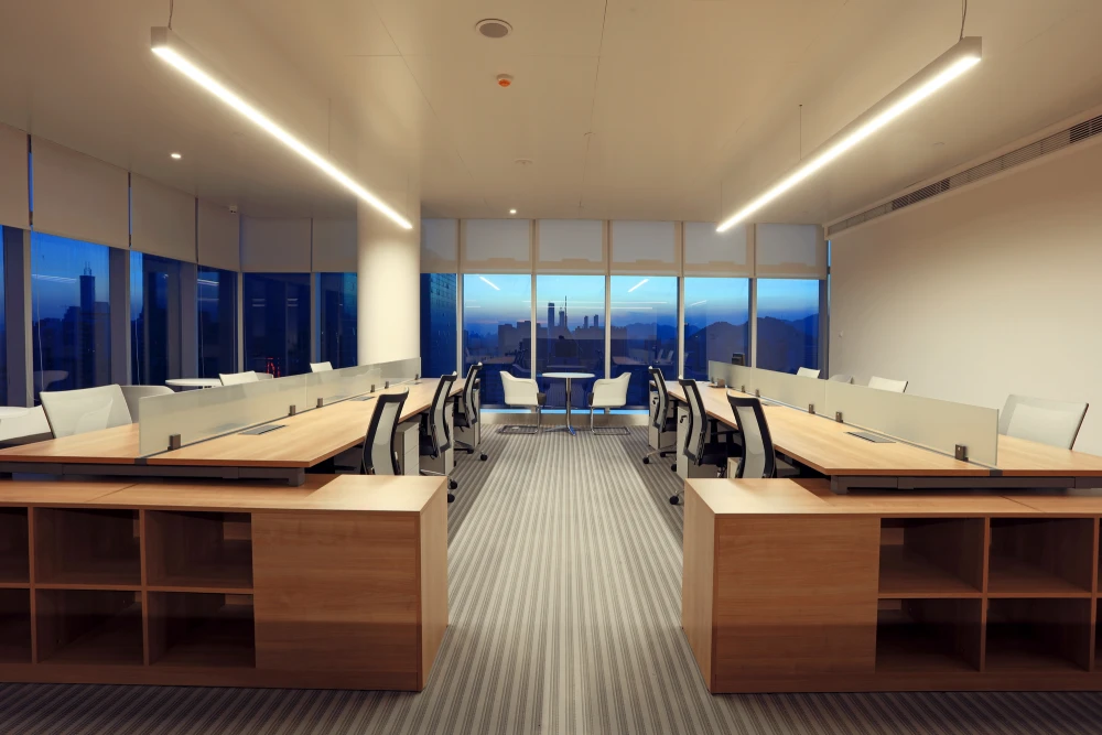 雲巢设计--办公室1000平主打灯光