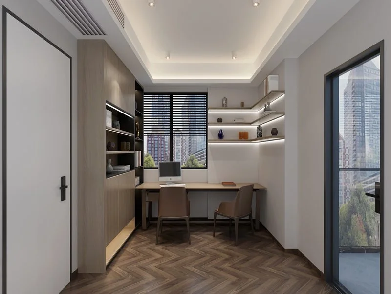 135平米三居室设计说明，15万元装修的现代风格有什么效果？