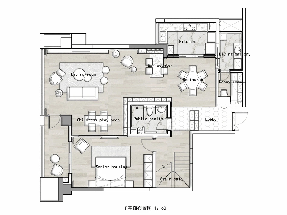 绿城百合公寓270平米现代装修案例解析