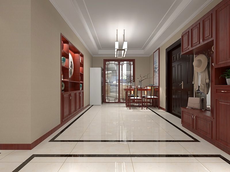 103平米三居室的中式风格案例，只花14万！