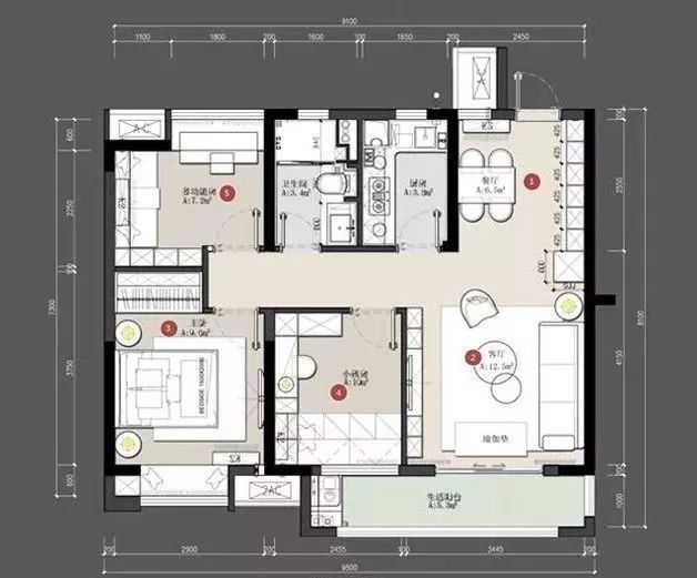 90后小夫妻花8万元装修的现代风格，133平米三居室太赞了！