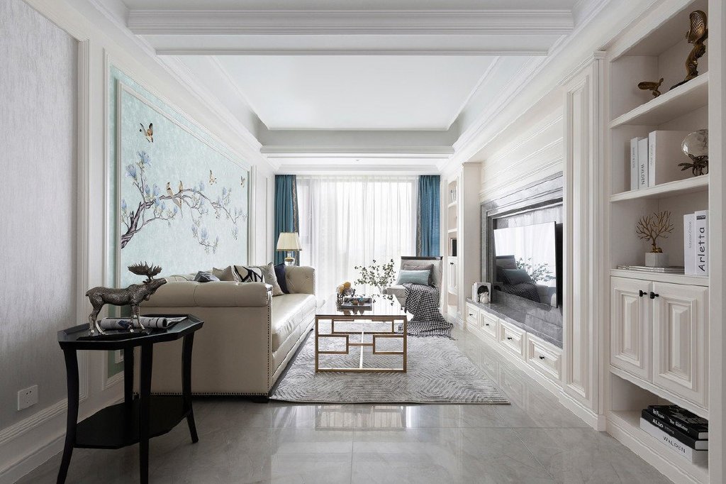143平米的四居室，质感与时尚并存的现代风装修。