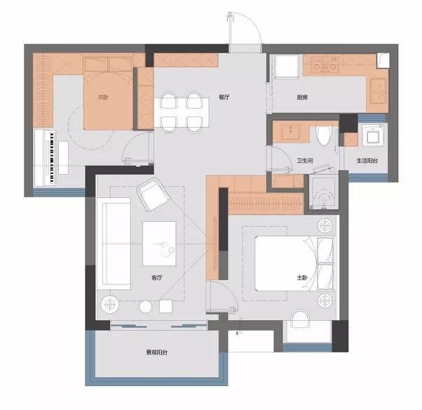 77平米二居室新房，找熟人装修才花费5万，大家觉得值吗？