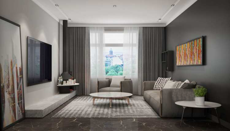新房230平米三居室现代风格，装修只用了25万，谁看谁说划算！