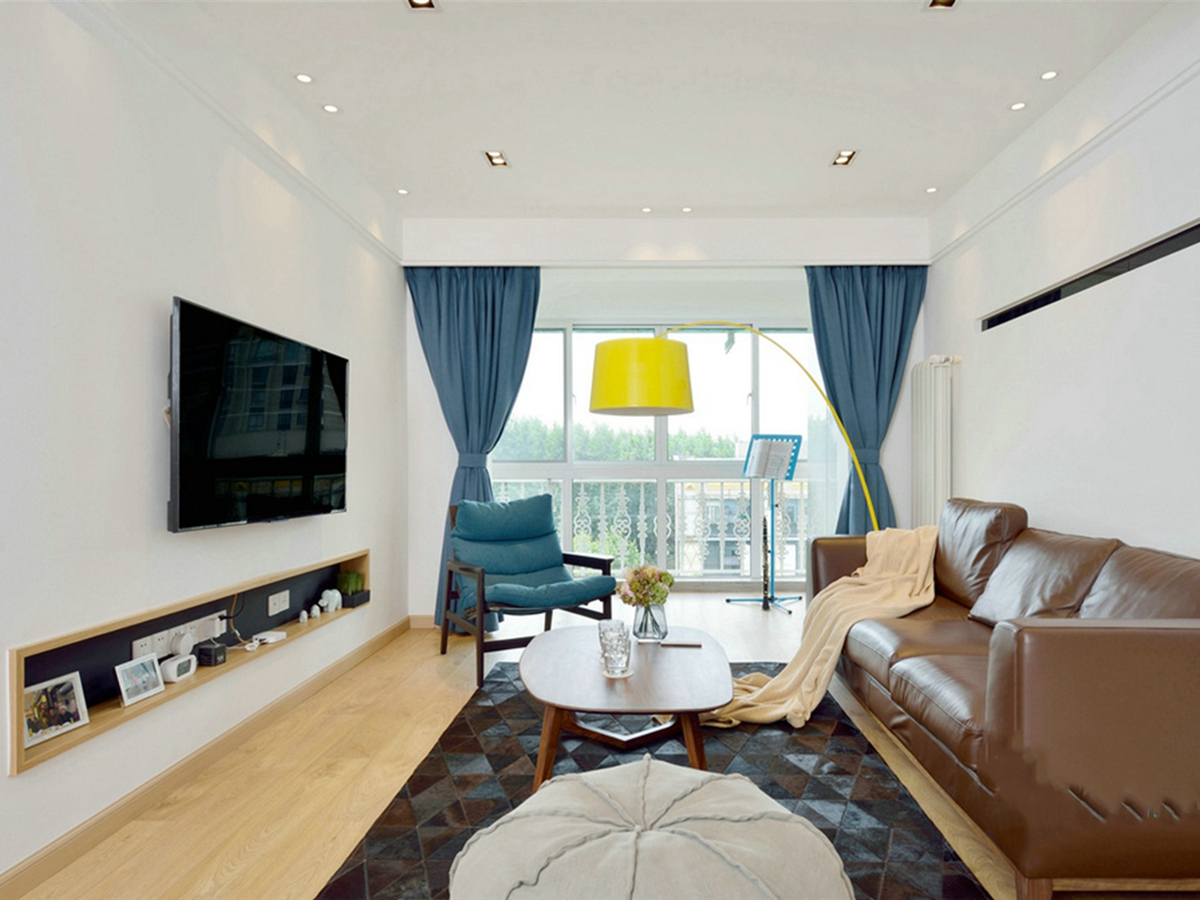 115平米的房子能装修成什么效果？现代风格三居室装修案例！