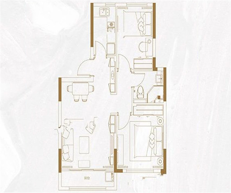 86平米北欧风格二居室，预算9万，点击看效果图！