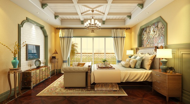 320平米五居室设计说明，90万元装修的美式风格有什么效果？