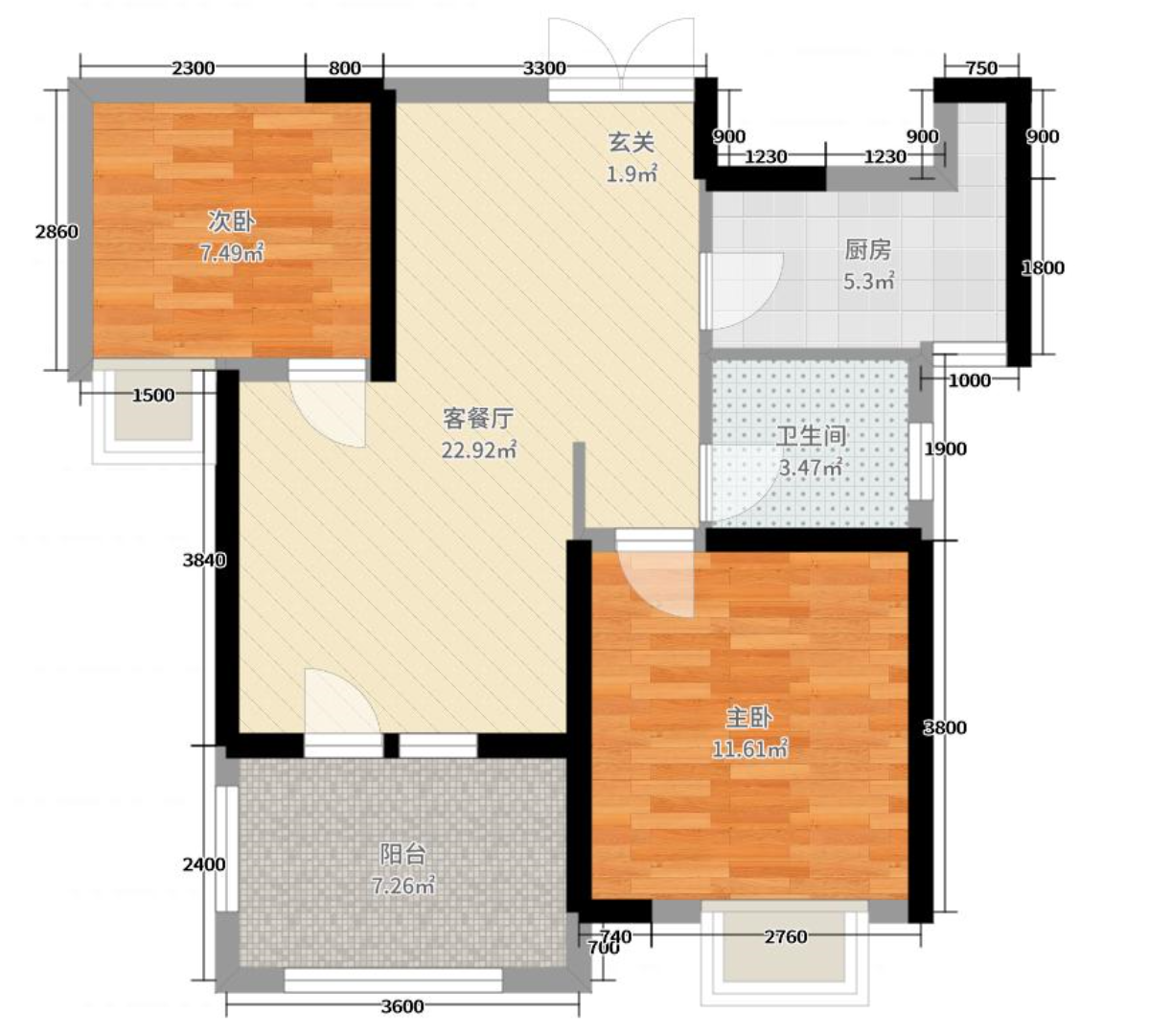85平米的二居室装修价格是多少？12装修成什么效果？