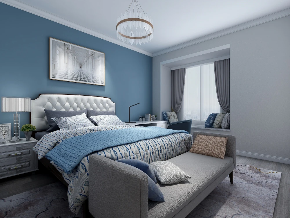 嘉和城塞纳左岸135平米北欧风格装修效果图