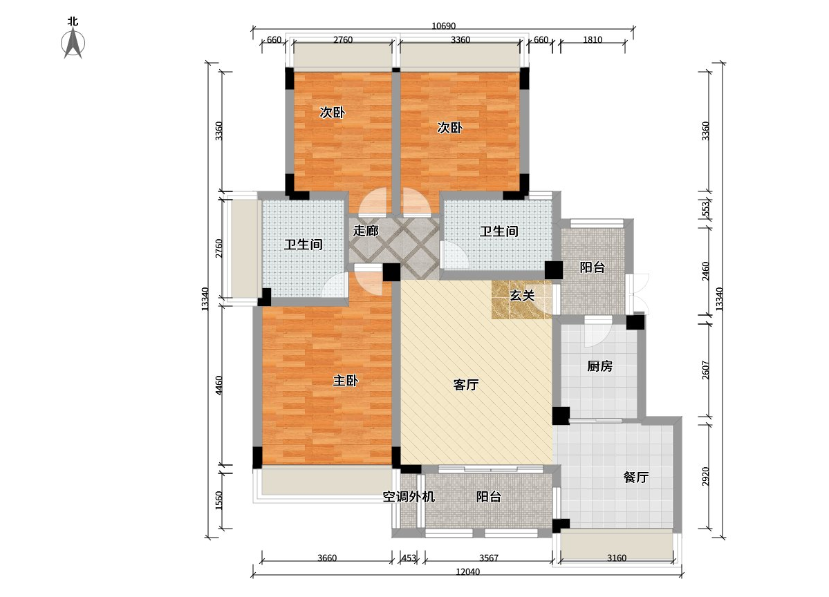 105平米的房子包括哪些功能间？装修成现代风格三居室好不好？
