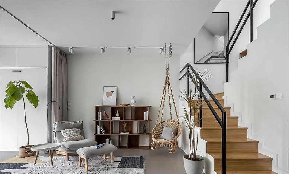 90㎡北欧风复式小宅，营造自由舒适的生活空间