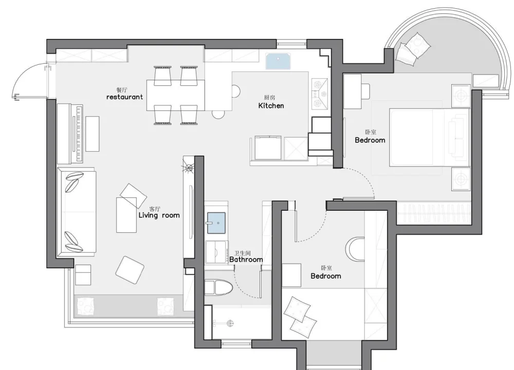 三居室一般多大面积？简约风格装修需要多少钱？
