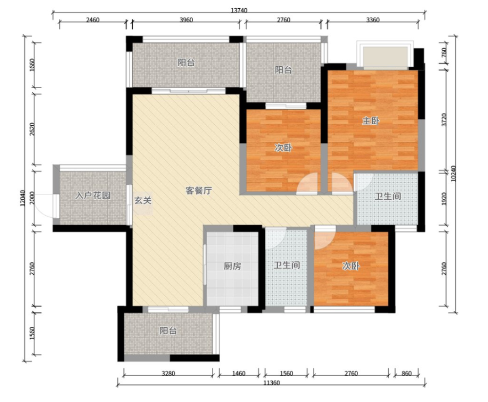 155平米的房子能装修成什么效果？现代风格四居室装修案例！
