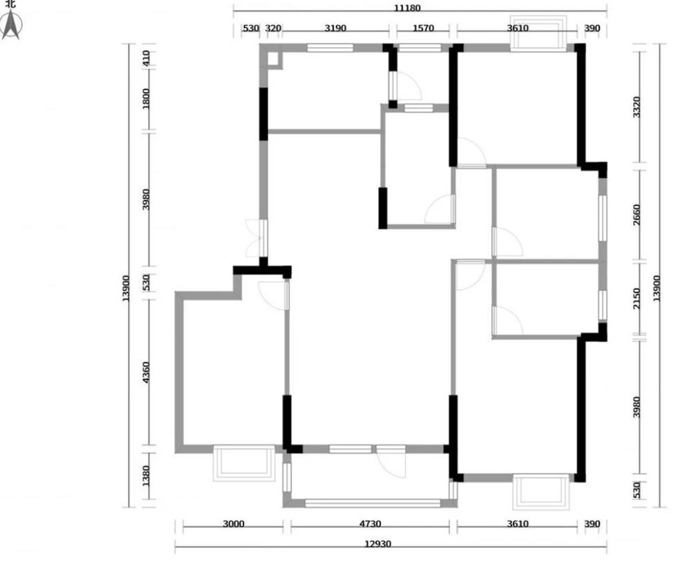 选用的方式，将四居室房屋交给装修公司，只花了16万元！