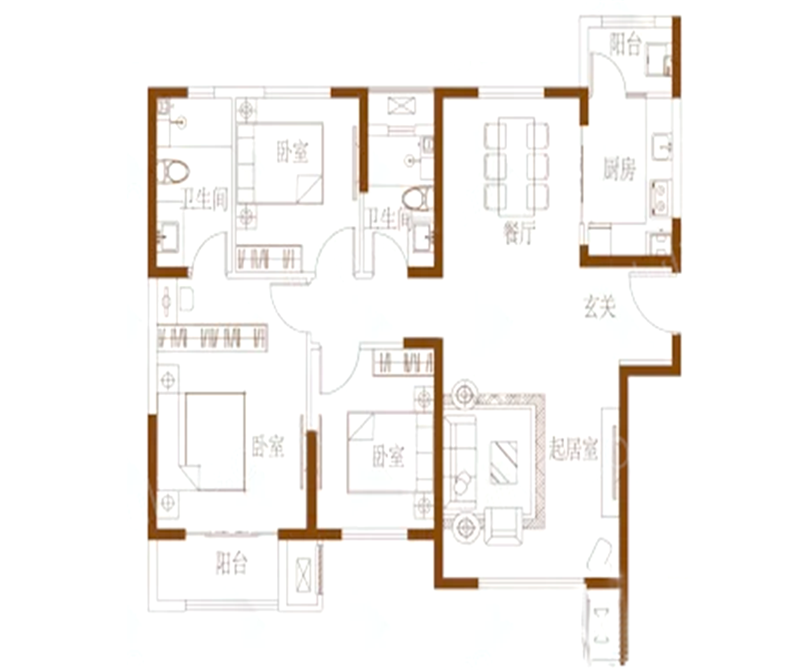 124平米的房子装修多少钱？中式风格能装修成什么效果？