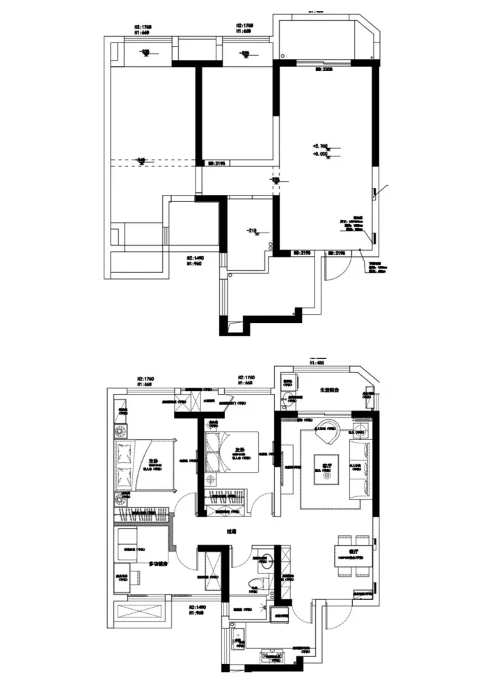 三居室北欧装修不凌乱，10万元就能搞定？给跪了！