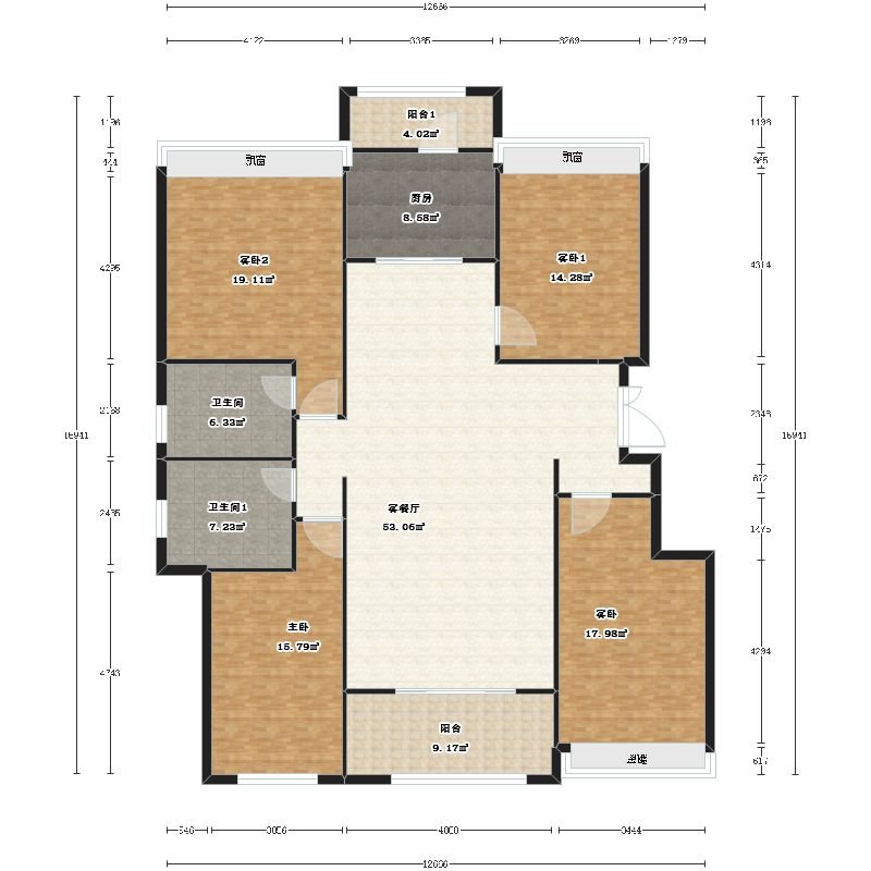 113平米的房子包括哪些功能间？装修成美式风格三居室好不好？