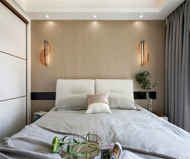 124平米三居室设计说明，12万元装修的现代风格有什么效果？