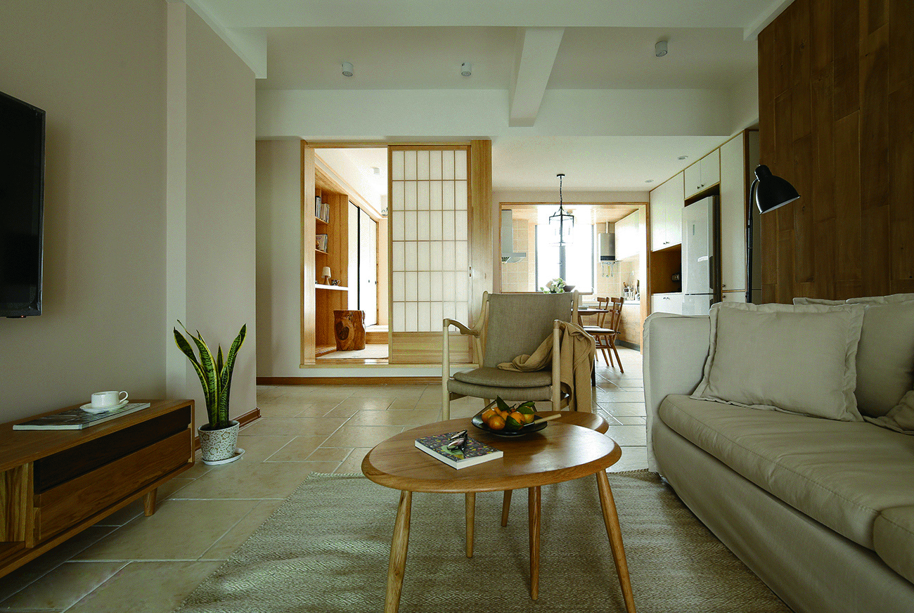 13万装修出123平米三居室日式风格，看过的人都点赞！