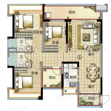 120平米的三居室装修价格是多少？15装修成什么效果？