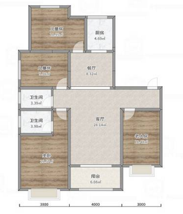 中式风格四居室装修案例，161平米的房子装修多少钱？