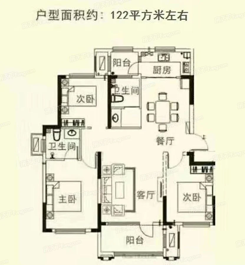 122平米、现代风，全屋温馨自在，还有一种摩登的美感！