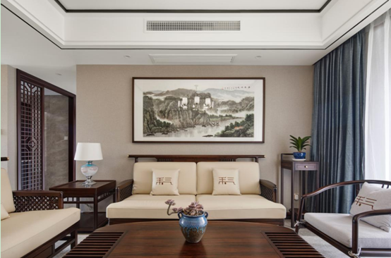 新中式三居室，时尚与禅意的共鸣，于无声处深入