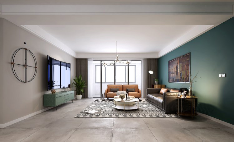 160平米三居室设计说明，18万元装修的现代风格有什么效果？