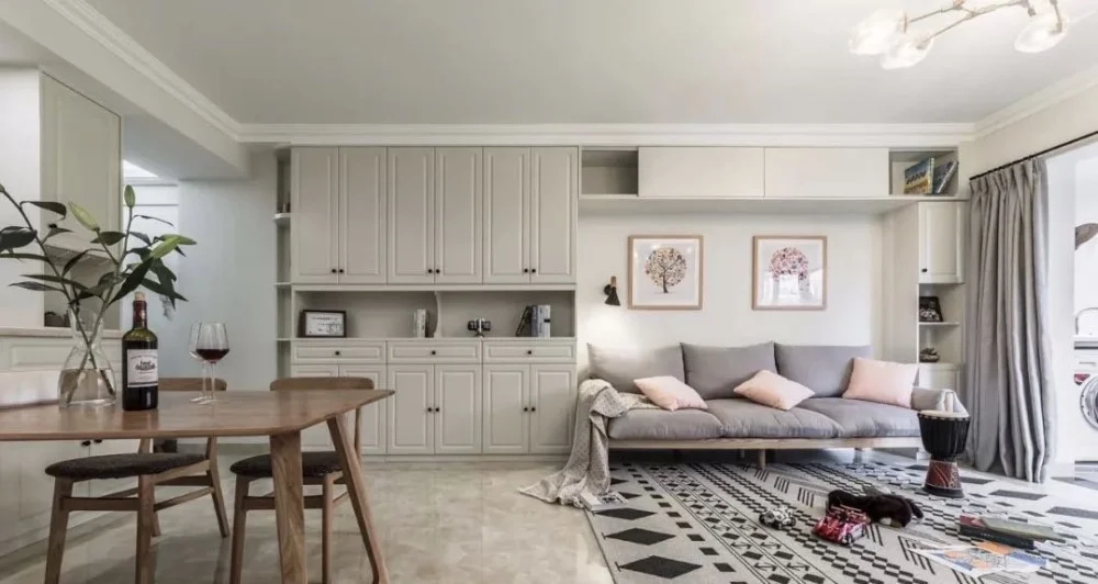 118平米三居室设计说明，5万元装修的简约风格有什么效果？