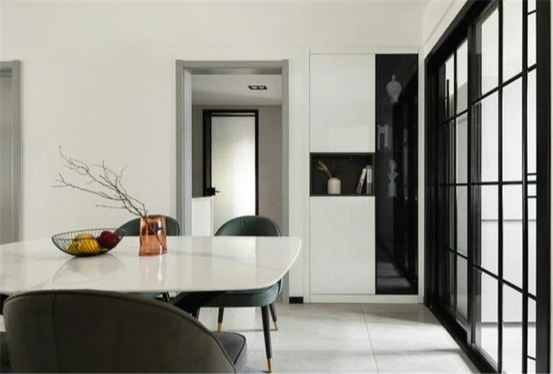 110平米的三居室，质感与时尚并存的现代风装修。