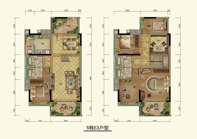 170平米的复式，质感与时尚并存的中式风装修。