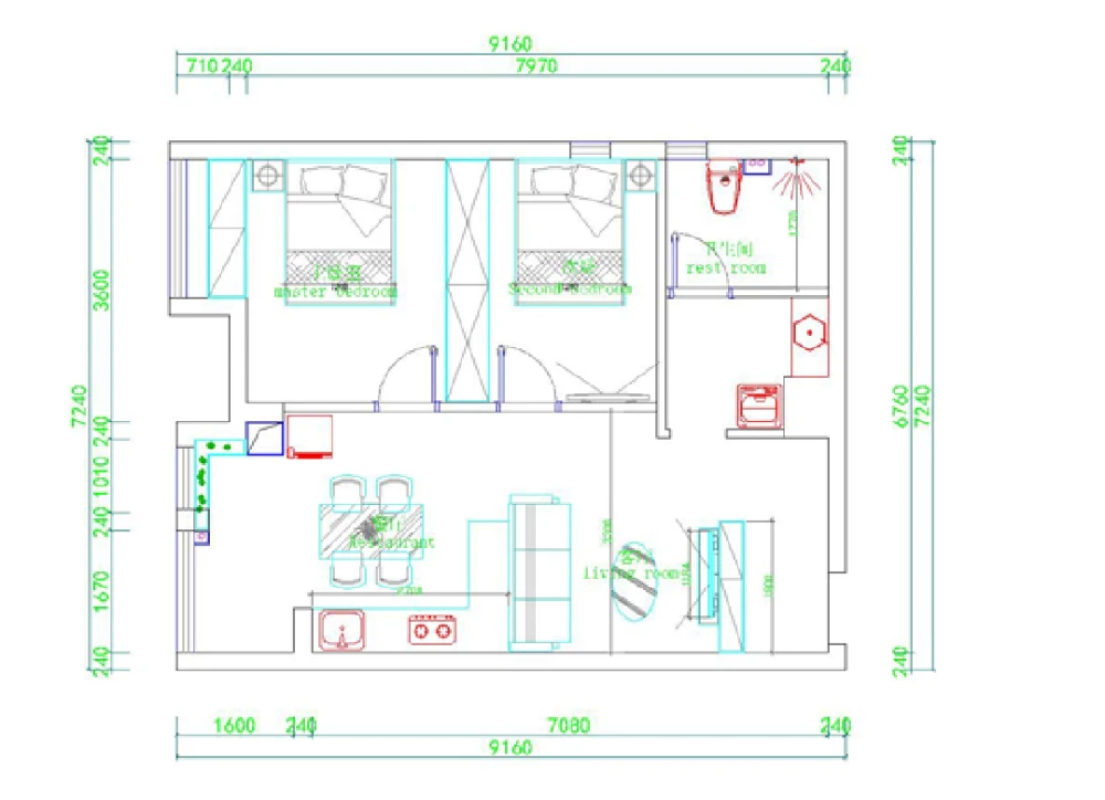 76平米的房子能装修成什么效果？日式风格二居室装修案例！