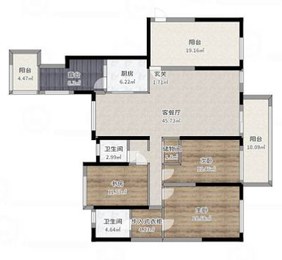 189平米三居室装修案例，装修价格只花11万元！