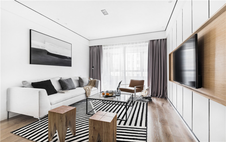 朋友买的83平米二居室，一共才花10万，这北欧风格太美了！