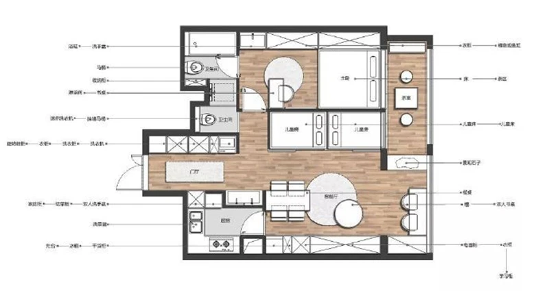 59平米的二居室要怎么装修才出其不意，选择现代风格准没错！