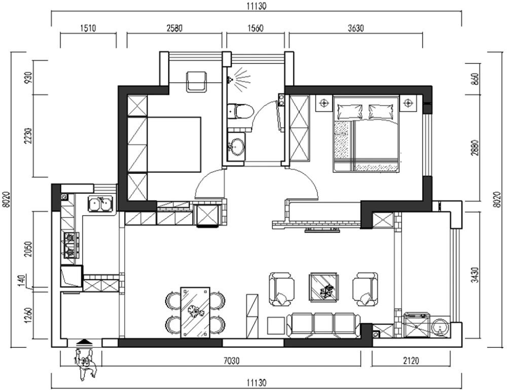 81平米的二居室，采用港式风格装修的效果如何呢？