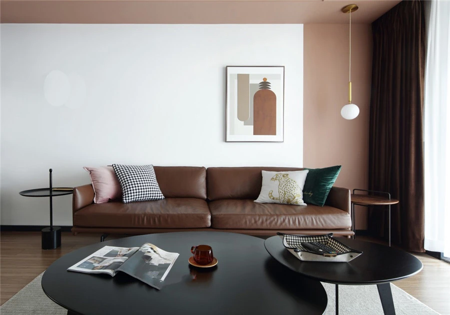 99平米现代风格三居室，预算9万，点击看效果图！