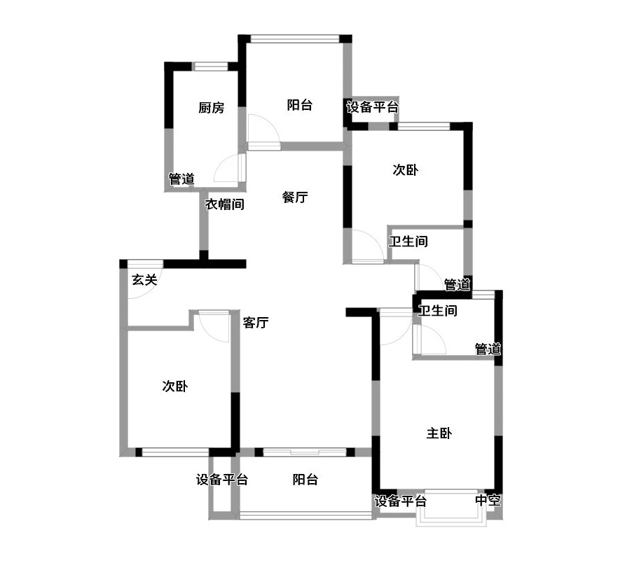 120㎡现代轻奢，轻盈舒适的居家空间