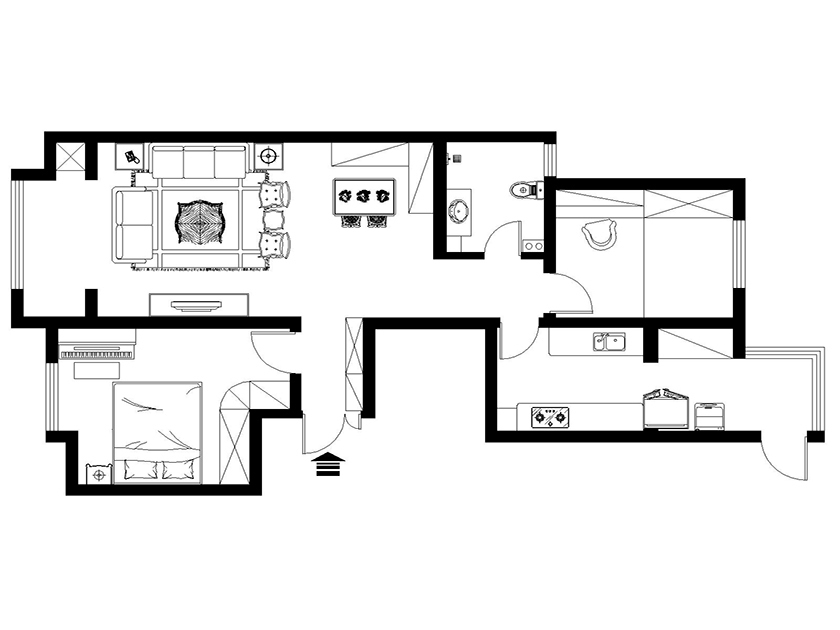 邻居家89平米的二居室，仅仅用了5万元，就完成了装修，如此划算！