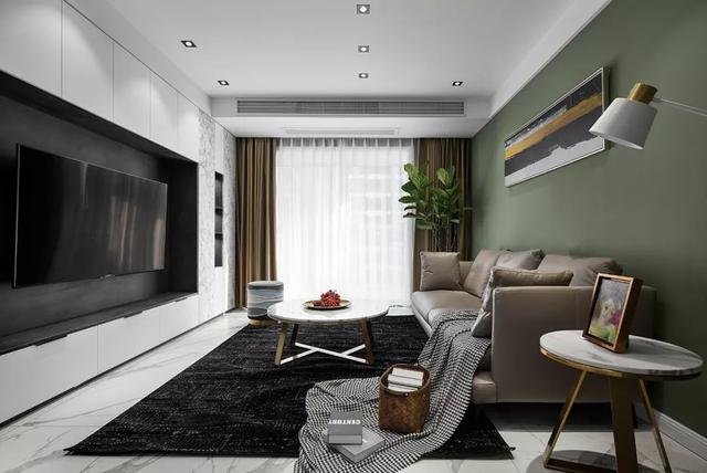 123平米三居室设计说明，8万元装修的现代风格有什么效果？