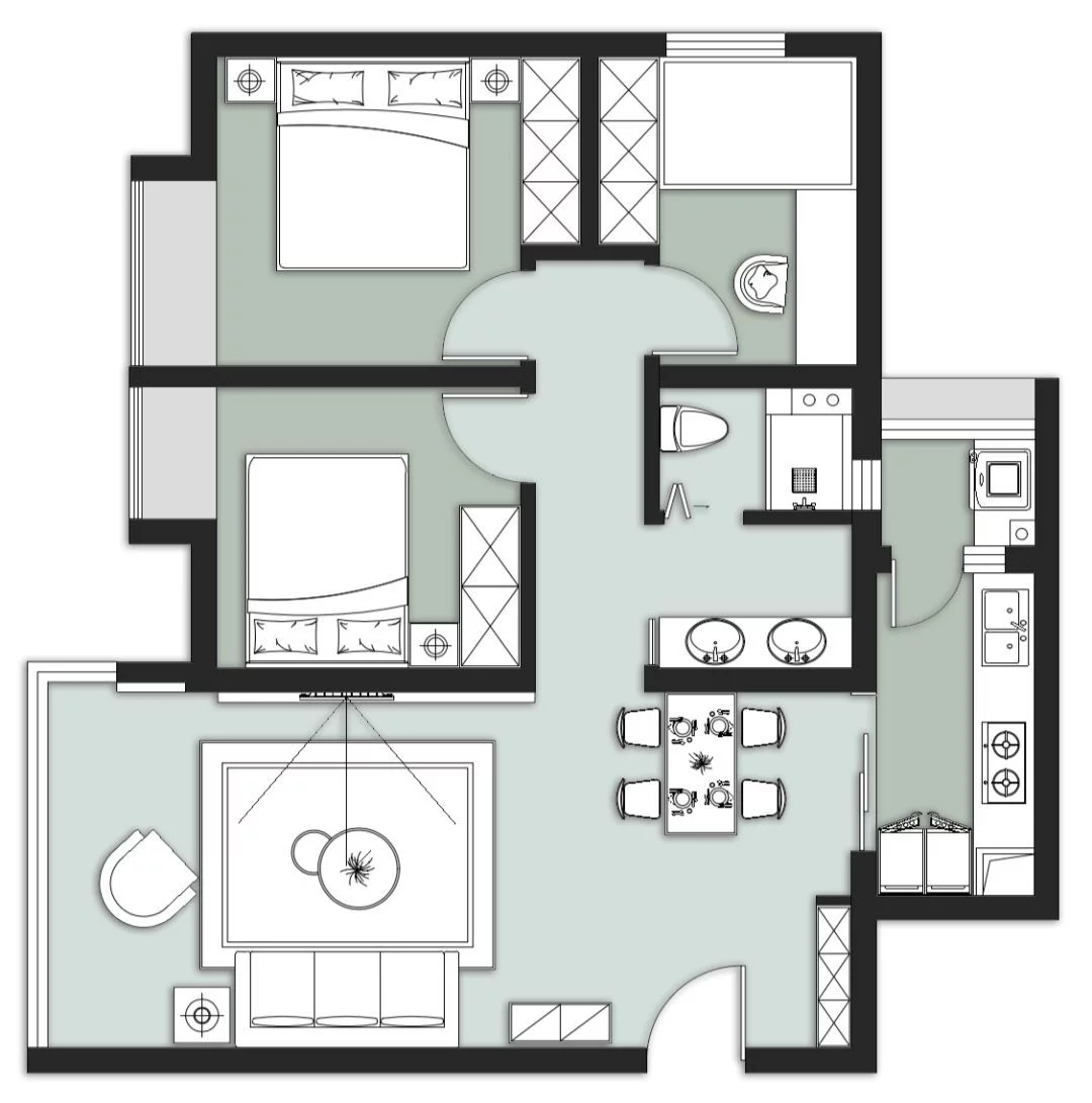 92平米的房子包括哪些功能间？装修成现代风格三居室好不好？