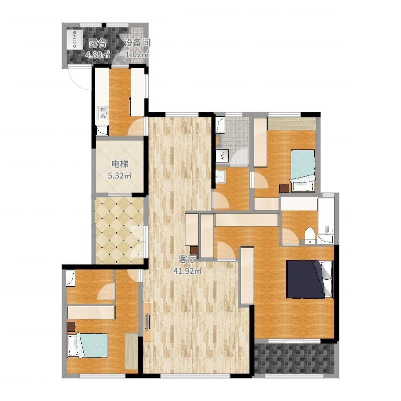 邻居家161平米的三居室，仅仅用了13万元，就完成了装修，如此划算！