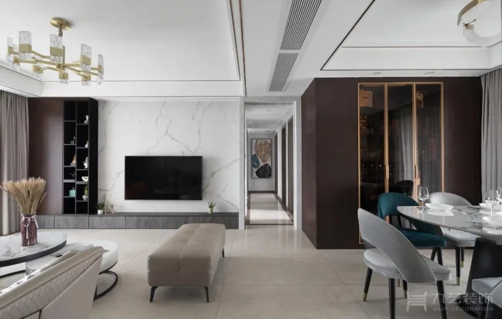 134平现代风格三居室，打造舒适有格调的家