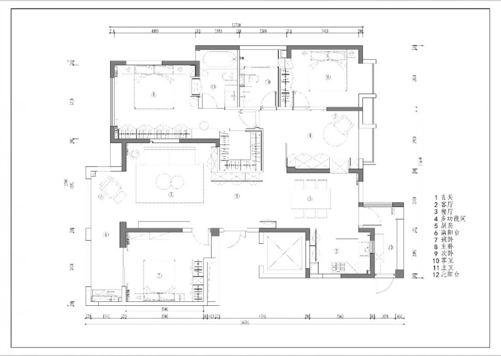 150平米的房子能装修成什么效果？现代风格四居室装修案例！