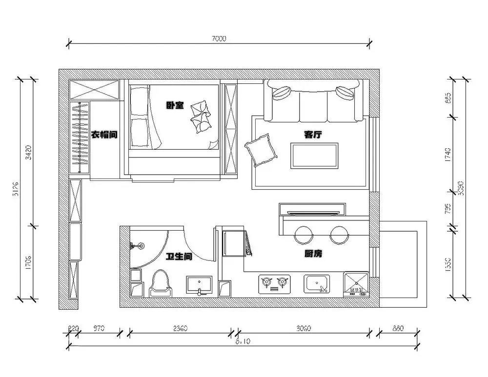 北欧风格一居室装修案例，37平米的房子装修多少钱？