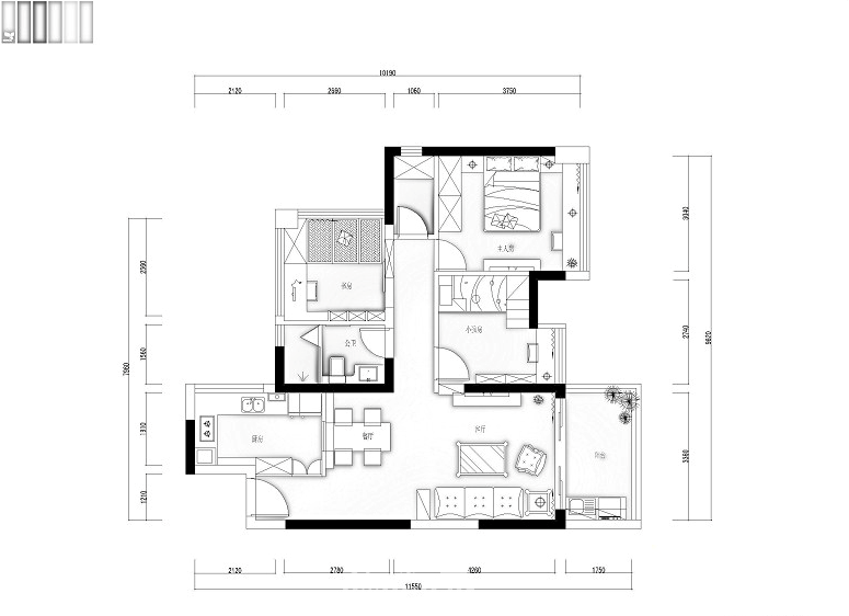 99平米的三居室要怎么装修才出其不意，选择欧式风格准没错！