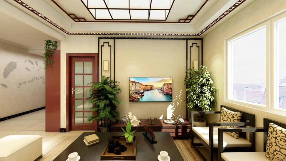 中式风格三居室装修案例，89平米的房子装修多少钱？
