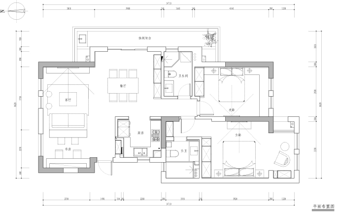 91平米的房子装修多少钱？现代风格二居室设计说明！